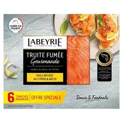 Carrefour Labeyrie truite fumée offre