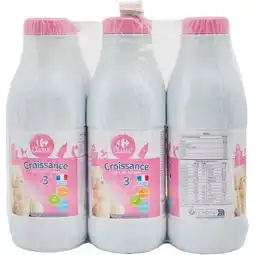 Carrefour Carrefour classic' lait croissance 3 offre