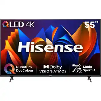 Carrefour Hisense téléviseur qled 4k* - 139 cm offre