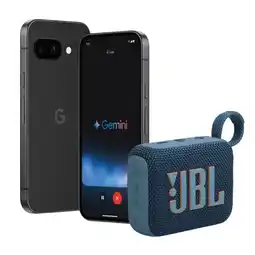 Carrefour Google smartphone google pixel 9a black + jbl go 4 offre