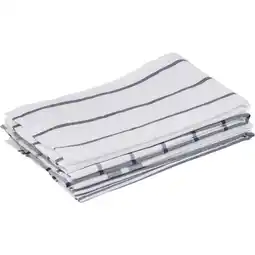 Carrefour Tex basic lot de 4 torchons offre