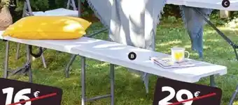Bricomarché Banc pliant offre