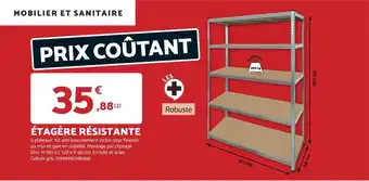 Étagère résistante