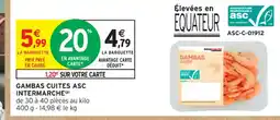 Intermarché Express Gambas cuites asc intermarche offre