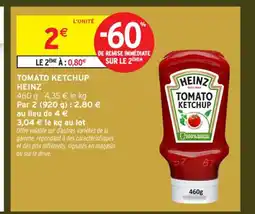 Intermarché Express HEINZ Tomato ketchup offre