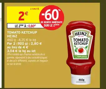 Intermarché Express HEINZ Tomato ketchup offre