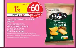 Intermarché Express BRET'S Chips fromage du jura offre
