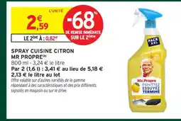 Intermarché Express MR PROPRE Spray cuisine citron offre