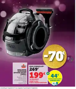 Super U BISSELL Detacheur spotclean autopro select offre