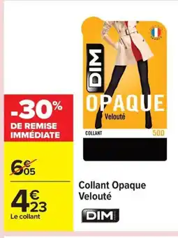 Carrefour DIM Collant Opaque Velouté offre