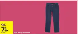 Carrefour Jean basique homme offre
