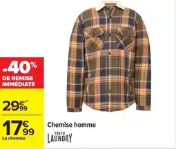 Carrefour TOKYO LAUNDRY Chemise homme offre