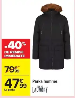 Carrefour TOKYO LAUNDRY Parka home offre