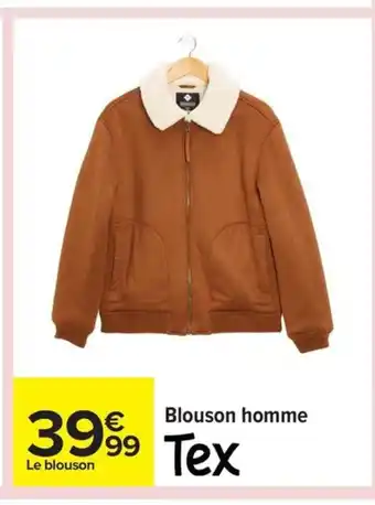 Carrefour TEX Blouson homme offre
