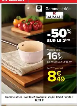 Carrefour Gamme strié offre