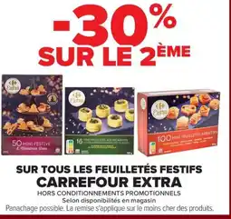 Carrefour Sur tous les feuilletés festifs carrefour extra offre