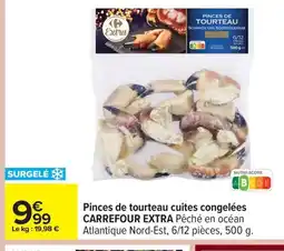 Carrefour CARREFOUR EXTRA Pinces de tourteau cuites congelées offre