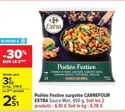 Carrefour CARREFOUR EXTRA Poêlée Festive surgelée offre