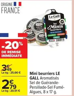 Carrefour LE GALL Mini beurriers offre