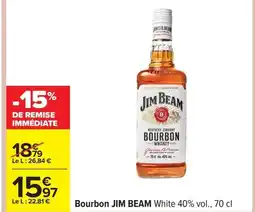 Carrefour JIM BEAM Bourbon offre
