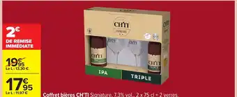 Carrefour CH'TI Coffret bières offre