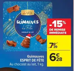 Carrefour ESPRIT DE FÊTE Guimauves offre