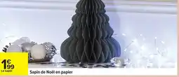 Carrefour Sapin de Noël en papier offre