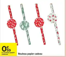 Carrefour Rouleau papier cadeau offre