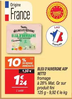 Netto NETTO Blei d'auvergne offre
