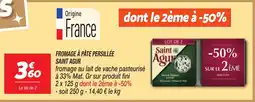 Netto SAINT AGUR Fromage à pâte persillée offre
