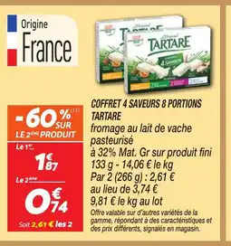 Netto TARTARE Coffret 4 saveurs 8 portions offre