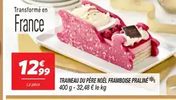 Netto Traineau du père noël framboise praliné offre