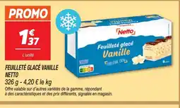 Netto NETTO Feuilleté glacé vanille offre