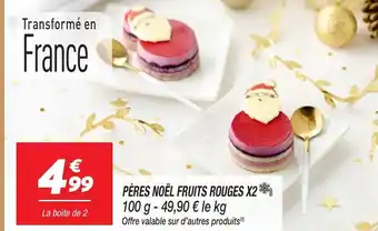 Netto Pères noël fruits rouges x2 offre