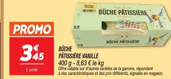 Netto Buche pâtissiere vanille offre
