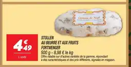 Netto FORTWENGER Stollen au beurre et aux fruits offre