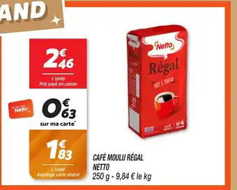 Netto NETTO Café moulu régal offre