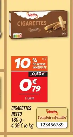 Netto NETTO Cigarettes offre