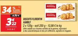 Netto KAMBLY Biscuits florentin offre