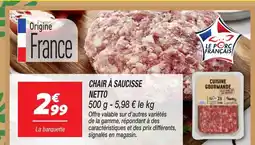 Netto NETTO Chair à saucisse offre