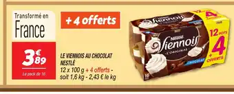 Netto Le viennois au chocolat nestlé offre