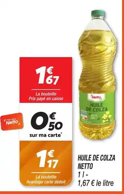Netto NETTO Huile de colza offre