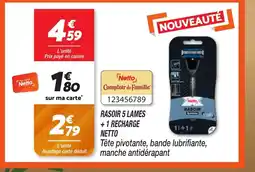 Netto NETTO Rasoir 5 lames +1 recharge offre