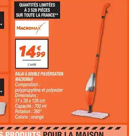 Netto MACROMAX Balai à double pulvérisation offre