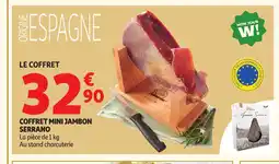 Auchan Coffret mini jambon serrano offre