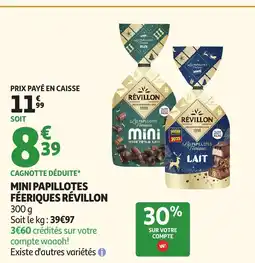 Auchan RÉVILLON Mini papillotes féeriques offre