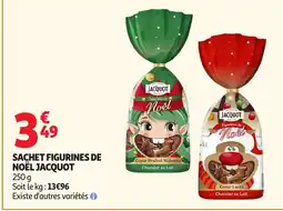 Auchan JACQUOT Sachet figurines de noël offre