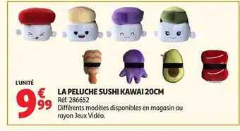 Auchan La peluche sushi kawai offre