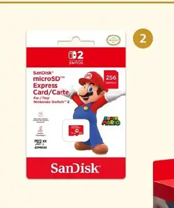 Auchan La carte mémoire micro SD express 256 Go Samsung offre