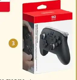 Auchan La manette pro controller Nintendo Switch 2 offre